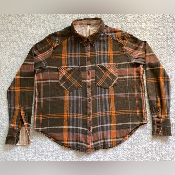 Free People Wesley Long Sleeve Shirt - Picture 2 of 14